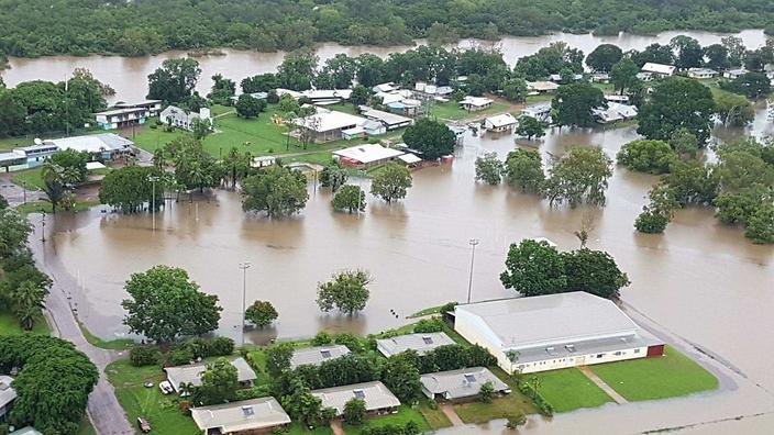 flooded homes