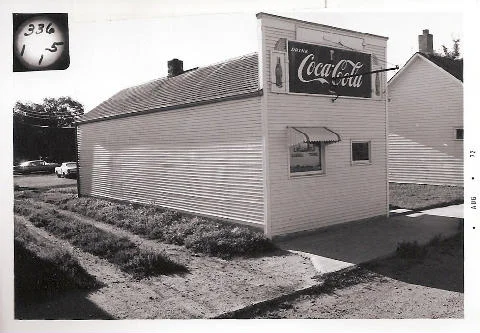 Historic storefront in Marion, ND