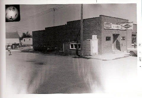 Historic storefront in Berlin, ND