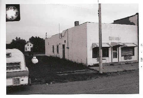 Historic storefront in Verona, ND
