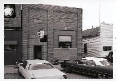 Historic storefront in Verona, ND