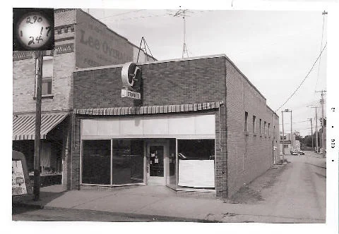 Historic storefront in LaMoure County