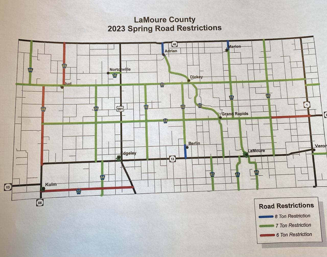 Spring Road Restrictions For 2023   2023 Spring Road 